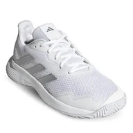 Trampki damskie - adidas CourtJam Control W, Trampki damskie, Ftwr White/Silver Met./Ftwr White, 40 EU, Ftwr White Silver Met Ftwr White, 40 EU - miniaturka - grafika 1