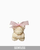 Świece - Świeca sojowa - Miś XS - 60 ml (Biały) - Bezzapachowa - miniaturka - grafika 1