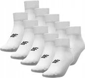 Skarpetki męskie - Męskie skarpetki 4F powyżej kostki 5-pak biały M283 43-46 - miniaturka - grafika 1
