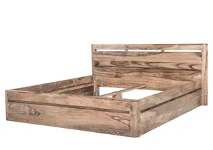 Łóżko Drewniane Toronto #162 Rama 140X200 Cm  Palisander Sheesham Lakierowany B 8857 - Łóżka - miniaturka - grafika 1