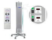 Urządzenia medyczne - NBVE-110/55PLW RC 2-funkcyjna lampa bakteriobójcza przepływowa mobilna z pilotem i licznikami LED - miniaturka - grafika 1