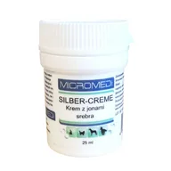 Suplementy i witaminy dla psów - Micromed Vet Silver Krem z jonami srebra 25 ml - miniaturka - grafika 1