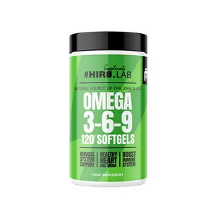 HIRO.LAB Omega 3-6-9 - 120softgels - Witaminy i minerały - miniaturka - grafika 1