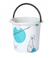 Kosze na bieliznę - Wiadro na pranie Bąbelki 10L Rotho - miniaturka - grafika 1