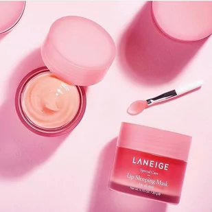 Laneige Sleeping Care Lip Sleeping Mask Berry - maska do ust - Balsamy do ust - miniaturka - grafika 2