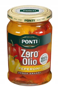 Ponti Papryka grillowana w zalewie Zero Olio 290 g - Pasztet i przetwory mięsne - miniaturka - grafika 1