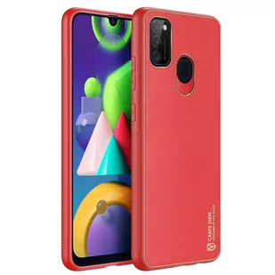 Dux Ducis Yolo eleganckie etui pokrowiec ze skóry ekologicznej Samsung Galaxy M30s czerwony - Etui i futerały do telefonów - miniaturka - grafika 3