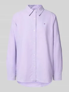 Bluzka o kroju regular fit z czystej bawełny model ‘OXFORD’ - Bluzki damskie - miniaturka - grafika 1