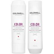 Odżywki do włosów - Goldwell Dualsenses Color - zestaw do włosów farbowanych szampon 250ml i odżywka 200ml - miniaturka - grafika 1