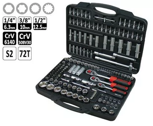 Zestaw Narzędziowy 1/4", 3/8", 1/2", 150 Cz Selta - Zestawy narzędziowe - miniaturka - grafika 1