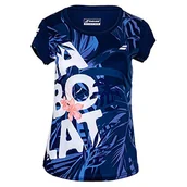 Koszulki i topy damskie - Babolat Exercise Graphic tee W Koszulka Damska - miniaturka - grafika 1