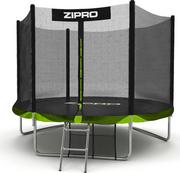 Trampoliny - Zipro Trampolina ogrodowa z siatką zewnętrzną 8FT 252cm + torba na buty GRATIS! 979602 - miniaturka - grafika 1