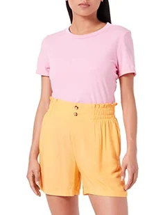 TOM TAILOR Denim Damski Szorty bermudy z materiału 1031788, 11188 - Orange Bliss, XXL - Spodenki damskie - miniaturka - grafika 1