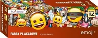 Przybory szkolne - St. Majewski Farby plakatowe 12 kolorów Emoji - miniaturka - grafika 1