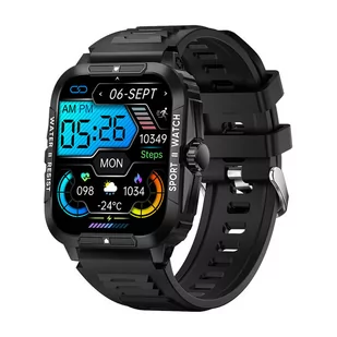 Colmi P76 Czarny - Smartwatch - miniaturka - grafika 1