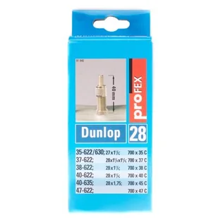 ProFex DĘTKA DUNLOP 28 X 1 3/8 1,75 zakupy dla domu i biura! 91940 - Dętki rowerowe - miniaturka - grafika 1