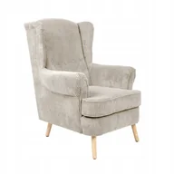 Fotele - Fotel Fossby Faso sztruksowy beżowy 86x85x108 cm Homla - miniaturka - grafika 1