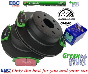 Tylne klocki GreenStuff + tarcze hamulcowe EBC seria PREMIUM Chevrolet Avalanche 2007-2013 - Tarcze hamulcowe - miniaturka - grafika 2