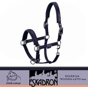 Kantary dla koni - Eskadron PRZEDSPRZEDAŻ Kantar DOUBLEPIN SATIN CRYSTAL Classic Sports S/S 22- - navy - miniaturka - grafika 1