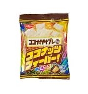 Ciastka - COCONUT SABLE MINI COOKIES „COCONUT FEVER” - JAPOŃSKIE CIASTKA KOKOSOWE Z BIAŁĄ CZEKOLADĄ, NISSIN CISCO 36g - miniaturka - grafika 1
