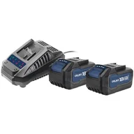 Akumulatory do elektronarzędzi - Zestaw akumulatorów CELMA Professional OBS 2x 4.0 Ah 18V + ładowarka - miniaturka - grafika 1