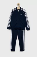 Komplety damskie - adidas Originals dres dziecięcy kolor granatowy - miniaturka - grafika 1