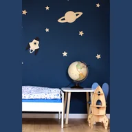 Wyposażenie pokoiku dziecięcego - Drewniany zestaw kosmos na ścianę - miniaturka - grafika 1