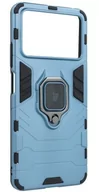 Etui i futerały do telefonów - Bizon Etui Case Armor Ring Xiaomi Poco X4 Pro 5G niebieskie BCARPOCOX4P5GBL - miniaturka - grafika 1