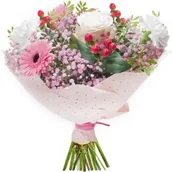 Kwiaty doniczkowe i cięte - Bukiecik Pudrowy - miniaturka - grafika 1