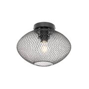 Lampy sufitowe - QAZQA Industriële plafondlamp zwart - Molly 104488 - miniaturka - grafika 1