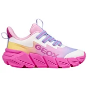 Buty dla dziewczynek - Buty dziecięce Geox J Flexyper Fast Girl Fuchsia Rozmiar butów (UE): 35 / Kolor: różowy - miniaturka - grafika 1