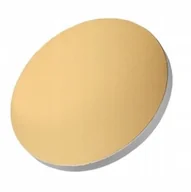 Dodatki do ciast w proszku - Podkład pod tort styrodur 26 cm okrągły złoty podkładka pod ciasto sztywny - miniaturka - grafika 1