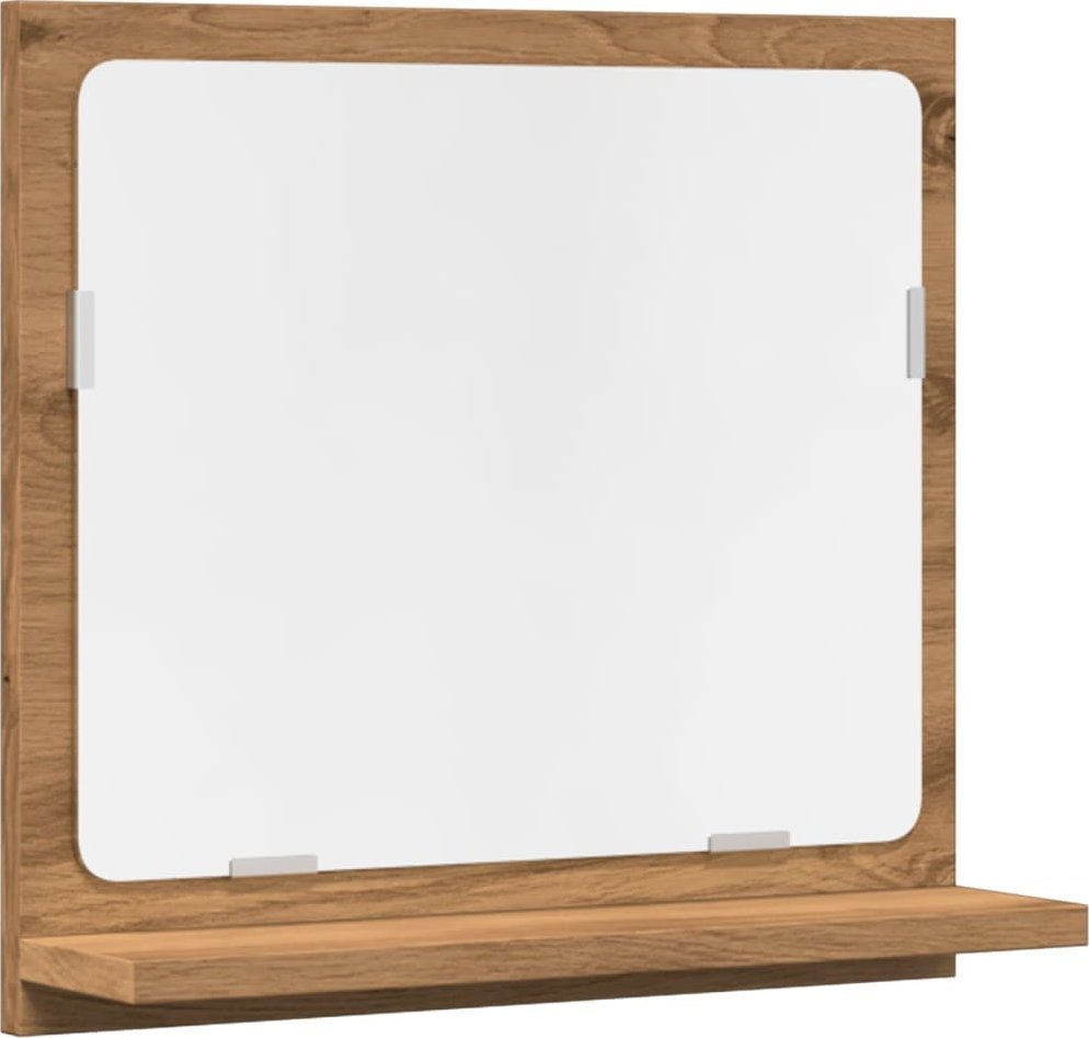 Szafka łazienkowa z lustrem, dąb artisan, 40x11x37 cm