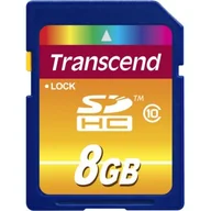 Karty pamięci - Karta TRANSCEND SDHC 8GB - miniaturka - grafika 1