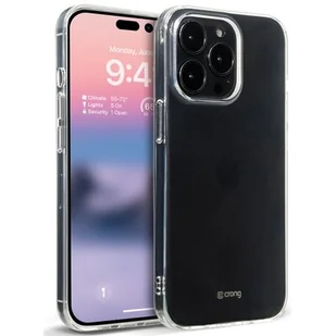 Etui Crong Crystal Slim Cover do iPhone 14 Pro Max Przezroczysty - Etui i futerały do telefonów - miniaturka - grafika 1