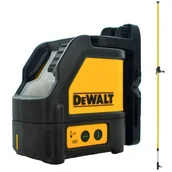Poziomice laserowe - Laser liniowy krzyżowy, zielony DW088CG DEWALT + Tyczka rozporowa 3,3m LP-33 Nivel System - miniaturka - grafika 1