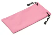 Akcesoria do okularów - Etui woreczek na okulary w kolorze jasny róż - miniaturka - grafika 1