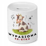Skarbonki - Skarbonka na Urodziny 40 40te 40-te na Prezent z Nadrukiem ze Zdjęciem - miniaturka - grafika 1
