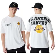 Koszulki męskie - Koszulka męska New Era NBA Large Graphic BP OS Tee Los Angeles Lakers - miniaturka - grafika 1