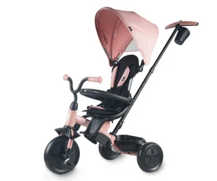 Qplay Rowerek Trójkołowy Elite Platinum Pink - Rowerki trójkołowe - miniaturka - grafika 1
