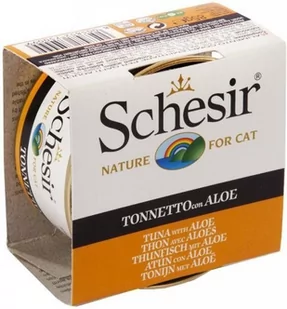 Schesir Tuńczyk z aloe vera w galaretce 12x85g - Mokra karma dla kotów - miniaturka - grafika 1