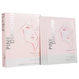 Rodial Pink Diamond Lifting Face Mask 4x20g Maseczki w płachcie 80 ct - Maseczki do twarzy - miniaturka - grafika 1