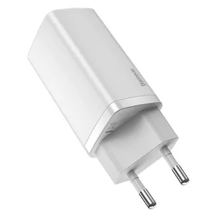 Baseus GaN2 Lite szybka ładowarka sieciowa 65W USB / USB Typ C Quick Charge 3.0 Power Delivery (azotek galu) biały (CCGAN2L-B02) - Ładowarki do telefonów - miniaturka - grafika 3