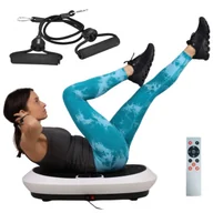 Masażery - Platforma wibracyjna treningowa z pilotem wibrująca masażer całego ciała - miniaturka - grafika 1