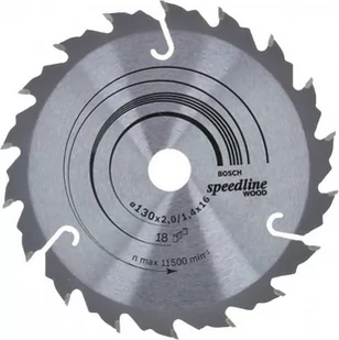 Bosch Tarcza do piły tarczowej Standard for Wood Speed 130 x 16 x 2 2 mm 18 2608640775 1 szt - Tarcze do pił - miniaturka - grafika 1