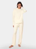 Piżamy damskie - Triumph Spodnie piżamowe Smart Active Infusion 10218385 Écru Regular Fit - miniaturka - grafika 1