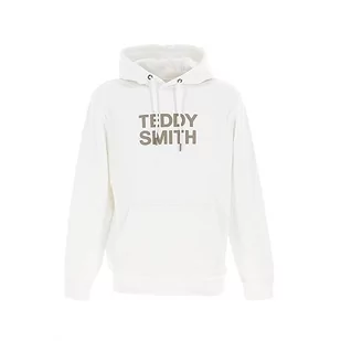 Bluza z kapturem Teddy Smith Siclass bluza męska, Średni biały, XS - Bluzy męskie - miniaturka - grafika 1
