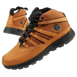 Buty trekkingowe Timberland Euro Trekker M 0A2J37231 brązowe - Buty sportowe męskie - miniaturka - grafika 1
