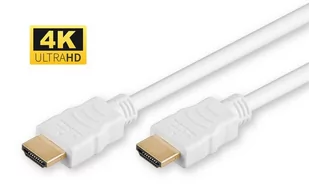 MicroConnect Kabel HDMI HDMI 1 Biały HDM19191V1.4W - Kable - miniaturka - grafika 1