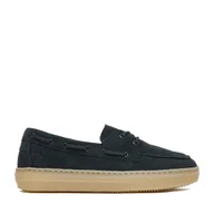 Mokasyny damskie - Mokasyny Rieker L5905-14 Granatowy - miniaturka - grafika 1